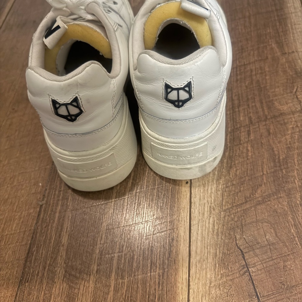 Naked Wolfe White Platform Shoes